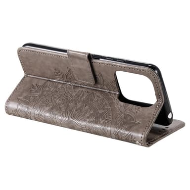SKALO Xiaomi 13 5G Mandala Flip Cover - Grå