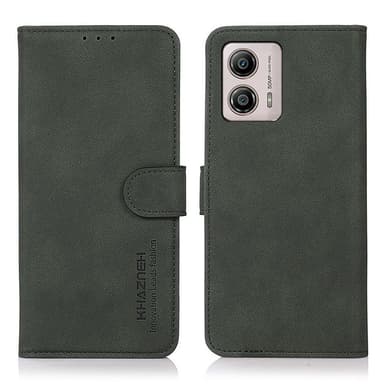 SKALO Motorola Moto G53 5G KHAZNEH Pungetui i PU-læder - Grøn