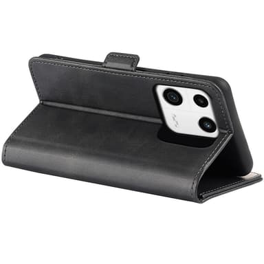 SKALO Xiaomi 13 5G Premium Wallet Flip Cover - Sort