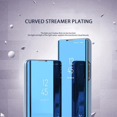 SKALO Xiaomi Redmi Note 12 4G Clear View Mirror Etui - Guld