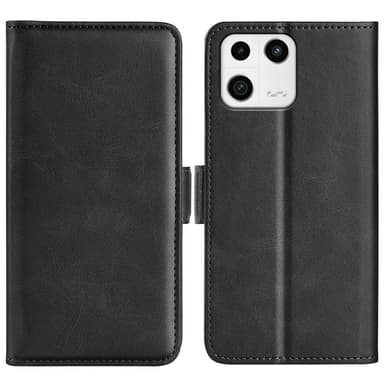 SKALO Xiaomi 13 5G Premium Wallet Flip Cover - Sort