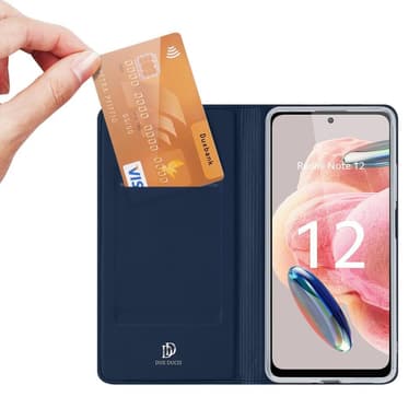 DUX DUCIS Xiaomi Redmi Note 12 4G Skin Pro Series Flip Cover - Blå