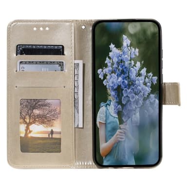 SKALO Xiaomi 13 5G Mandala Flip Cover - Guld