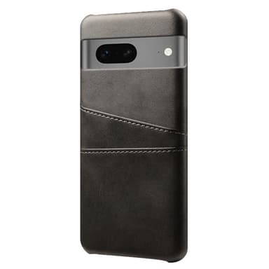 SKALO Google Pixel 7a PU-læder Kortholder Cover - Sort