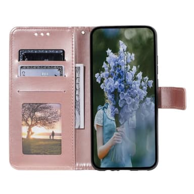 SKALO Motorola Moto G73 5G Mandala Flip Cover - Rosa guld