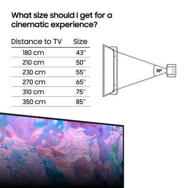 Samsung 50" CU7175 4K LED Smart TV (2023)