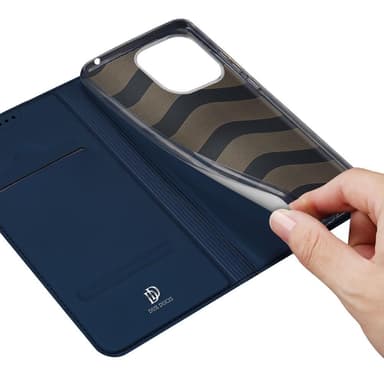 DUX DUCIS Skin Pro Series Taske med Kortspor Xiaomi Redmi 12C - Blå
