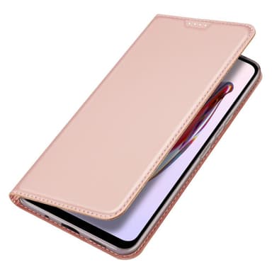 DUX DUCIS Skin Pro Series Taske med Kortspor Xiaomi Redmi 12C - Lyserød