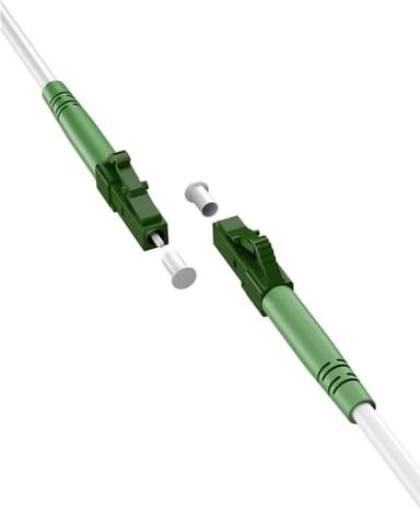 Goobay Lyslederkabel (FTTH), Singlemode (OS2) White, hvid (Simplex), 3 m