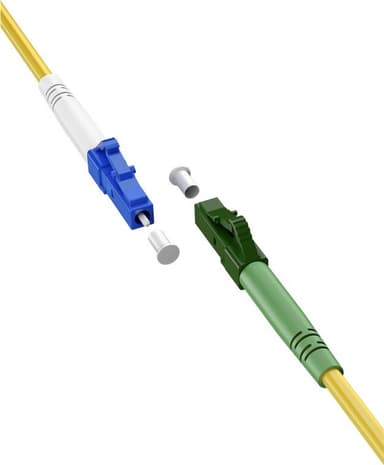 Goobay Lyslederkabel (FTTH), Singlemode (OS2) Yellow, gul (Simplex), 0,5 m