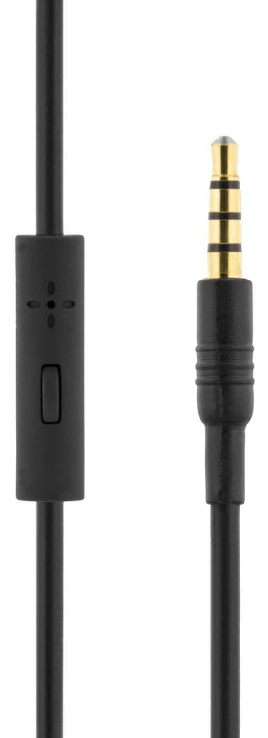 H300 Headphones with microphone, foldable, 3.5 mm, black