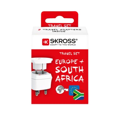 SKROSS Elektrisk adapter Sydafrika / Europa