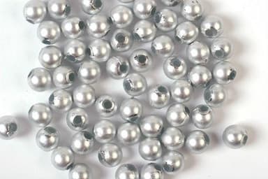 Voksperler 3mm 500g mat sølv