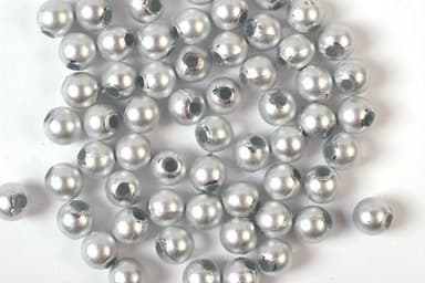 Voksperler 3mm 500g mat sølv
