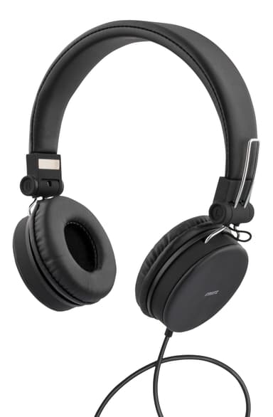 H300 Headphones with microphone, foldable, 3.5 mm, black