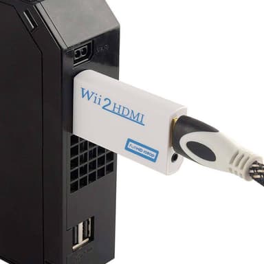 INF Nintendo Wii til HDMI-adapter - fuld HD 1080p Hvid