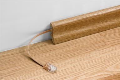 Goobay CAT 6 flad netværkskabel, U/UTP, hvid