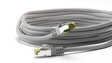 Goobay GHMT-certificeret CAT 8.1 netværkskabel, S/FTP (PiMF), grå
