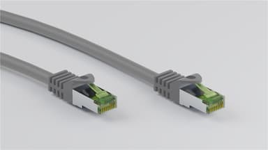 Goobay GHMT-certificeret CAT 8.1 netværkskabel, S/FTP (PiMF), grå