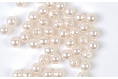 Voksperler 4mm 500g creme