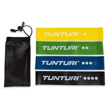 TUNTURI RESISTANCE BAND SET 4 PCS.