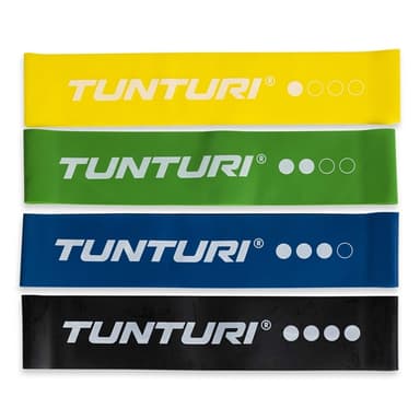 TUNTURI RESISTANCE BAND SET 4 PCS.