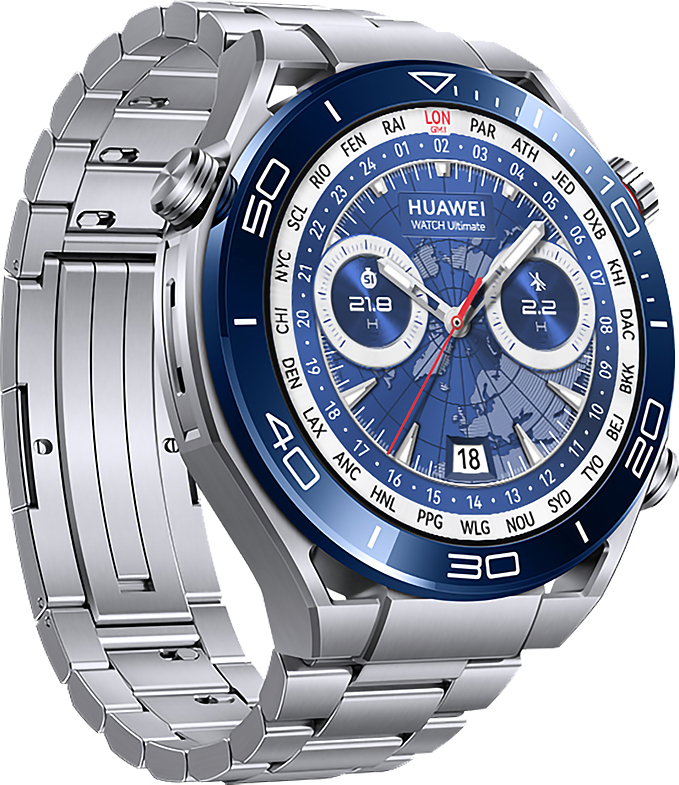 Huawei Watch Ultimate hybridur (blå)