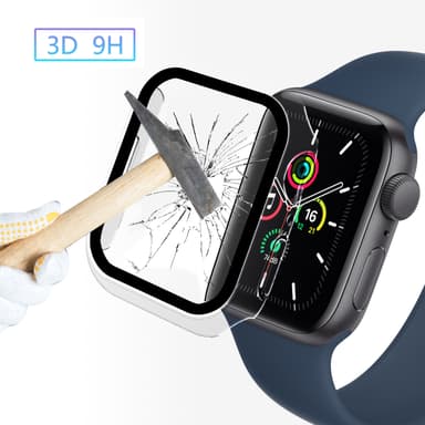 Smart urkasse med skærmbeskytter Gennemsigtig 45 mm Apple Watch 7/8