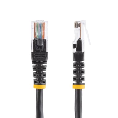 StarTech.com M45PAT15MBK, 15 m, Cat5e, U/UTP (UTP), RJ-45, RJ-45