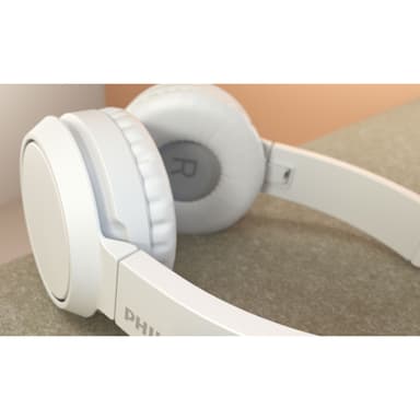 On-ear Bluetooth-hovedtelefoner hvid