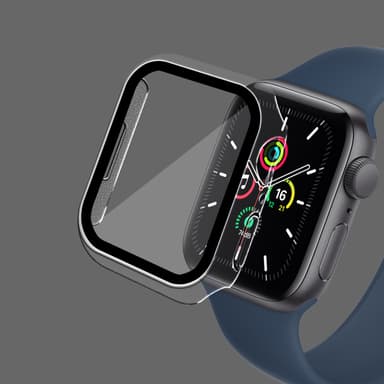 Smart urkasse med skærmbeskytter Gennemsigtig 45 mm Apple Watch 7/8