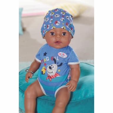 BABY born Magic Boy with brown eyes 43cm