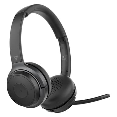 V7 HB600S, Trådlös, Samtal/musik, 20 - 20000 hz, 158,3 g, Headset, Svart