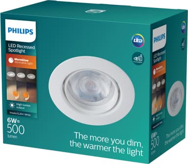 Philips Impala Ceiling spotlys 6W 1-pak (hvid)