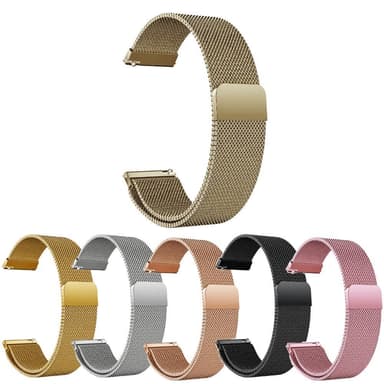 SKALO Milanese Loop til Samsung Watch 5 Pro 45mm - Champagne