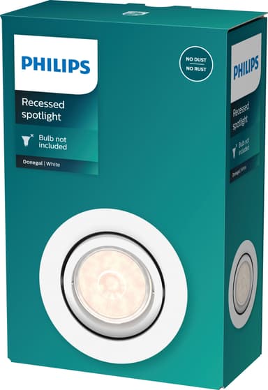 Philips Donegal Ceiling armatur GU10 (hvid)