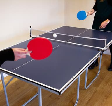 Foldbart bordtennisbord Blå