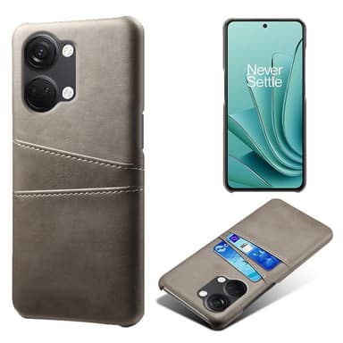 SKALO OnePlus Nord 3 5G / Ace 2V PU-læder Kortholder Cover - Grå