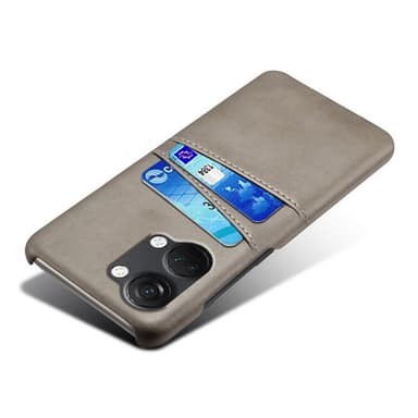 SKALO OnePlus Nord 3 5G / Ace 2V PU-læder Kortholder Cover - Grå