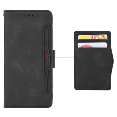 SKALO OnePlus Nord 3 5G / Ace 2V 6-RUM Pungetaske - Sort