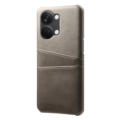 SKALO OnePlus Nord 3 5G / Ace 2V PU-læder Kortholder Cover - Grå
