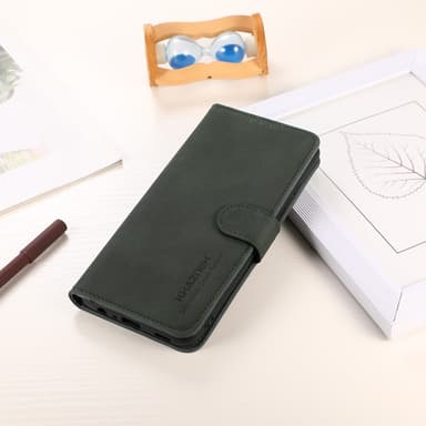 SKALO Sony Xperia 10 V KHAZNEH Pungetui i PU-læder - Grøn