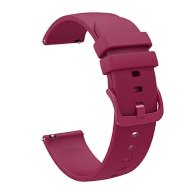 SKALO Silikonearmbånd til Samsung Watch 5 Pro 45mm - Vin rød