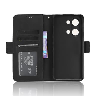 SKALO OnePlus Nord 3 5G / Ace 2V 6-RUM Pungetaske - Sort