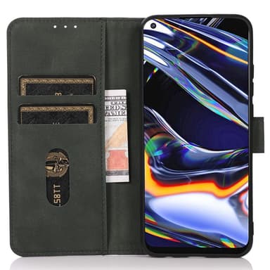 SKALO Sony Xperia 10 V KHAZNEH Pungetui i PU-læder - Grøn