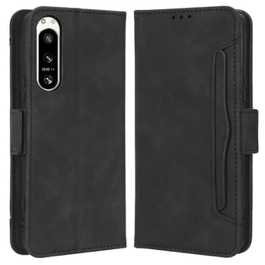 SKALO Sony Xperia 5 IV 5G 6-RUM Pungetaske - Sort