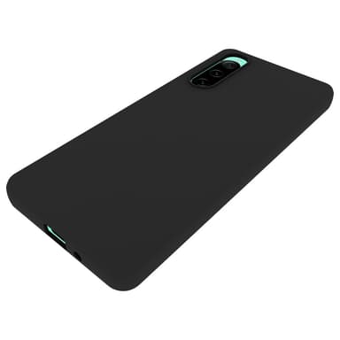 SKALO Sony Xperia 10 V Matte Black Ultra-tynd TPU Cover