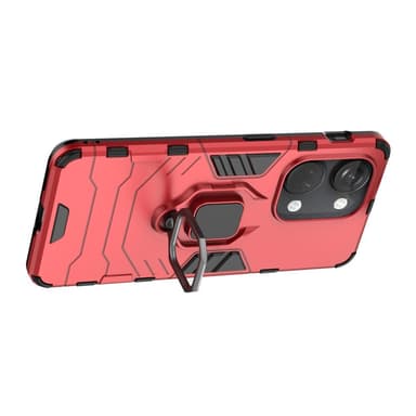 SKALO OnePlus Nord 3 5G / Ace 2V Armor Hybrid metal ring cover - Rød