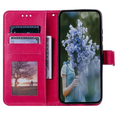 SKALO Sony Xperia 5 IV 5G Mandala Flip Cover - Cerise