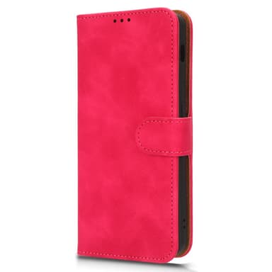 SKALO OnePlus Nord 3 5G / Ace 2V Matt PU-læderpungetui - Cerise